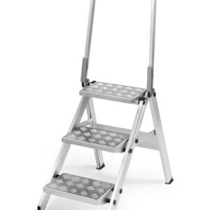 3 treden Little Jumbo trapladder met beugel