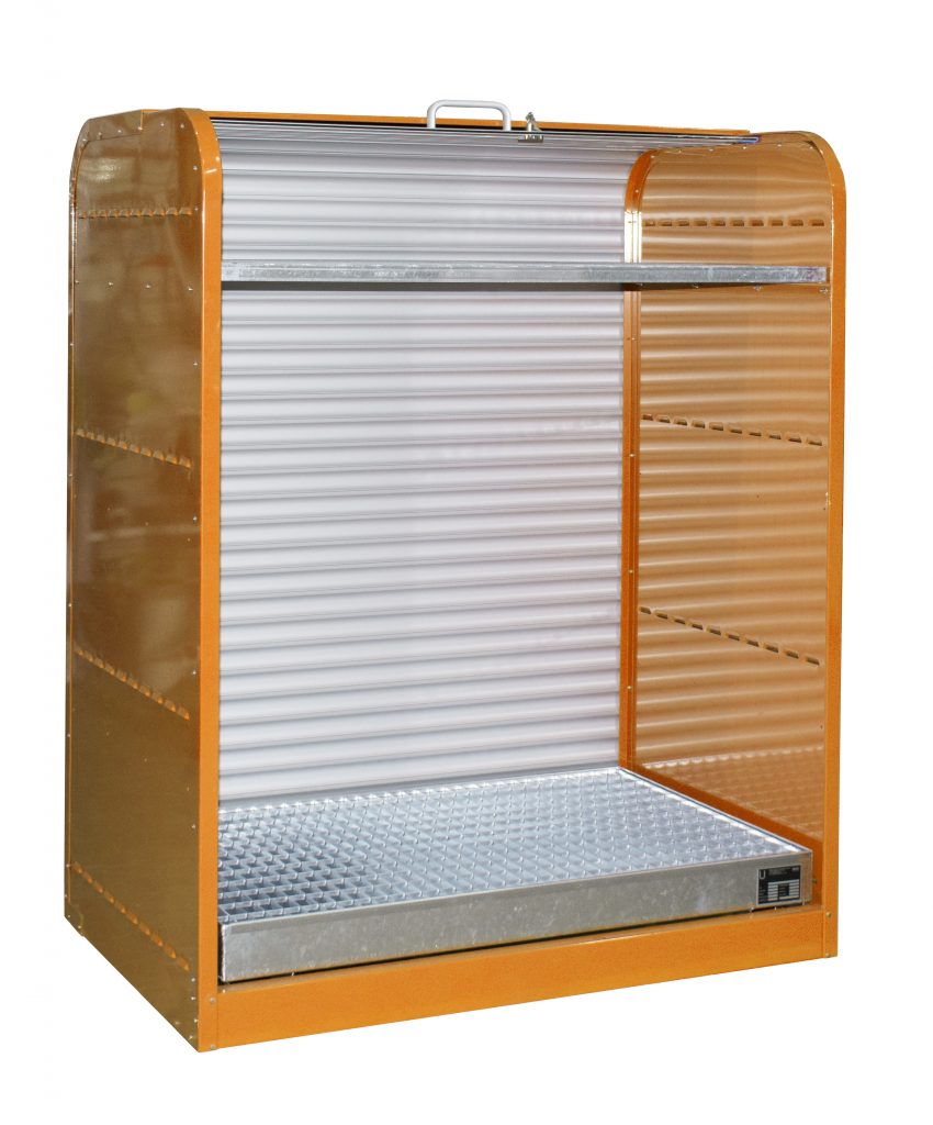 Armoire à volet roulant (fûts 6 x 60 l)