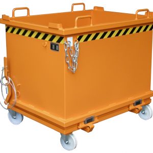 Bodemklepcontainer SB - Capaciteit 1,00 m³ - meest populaire stapelbare onderlosser.