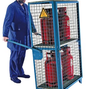 Mobiel gasflessendepot
