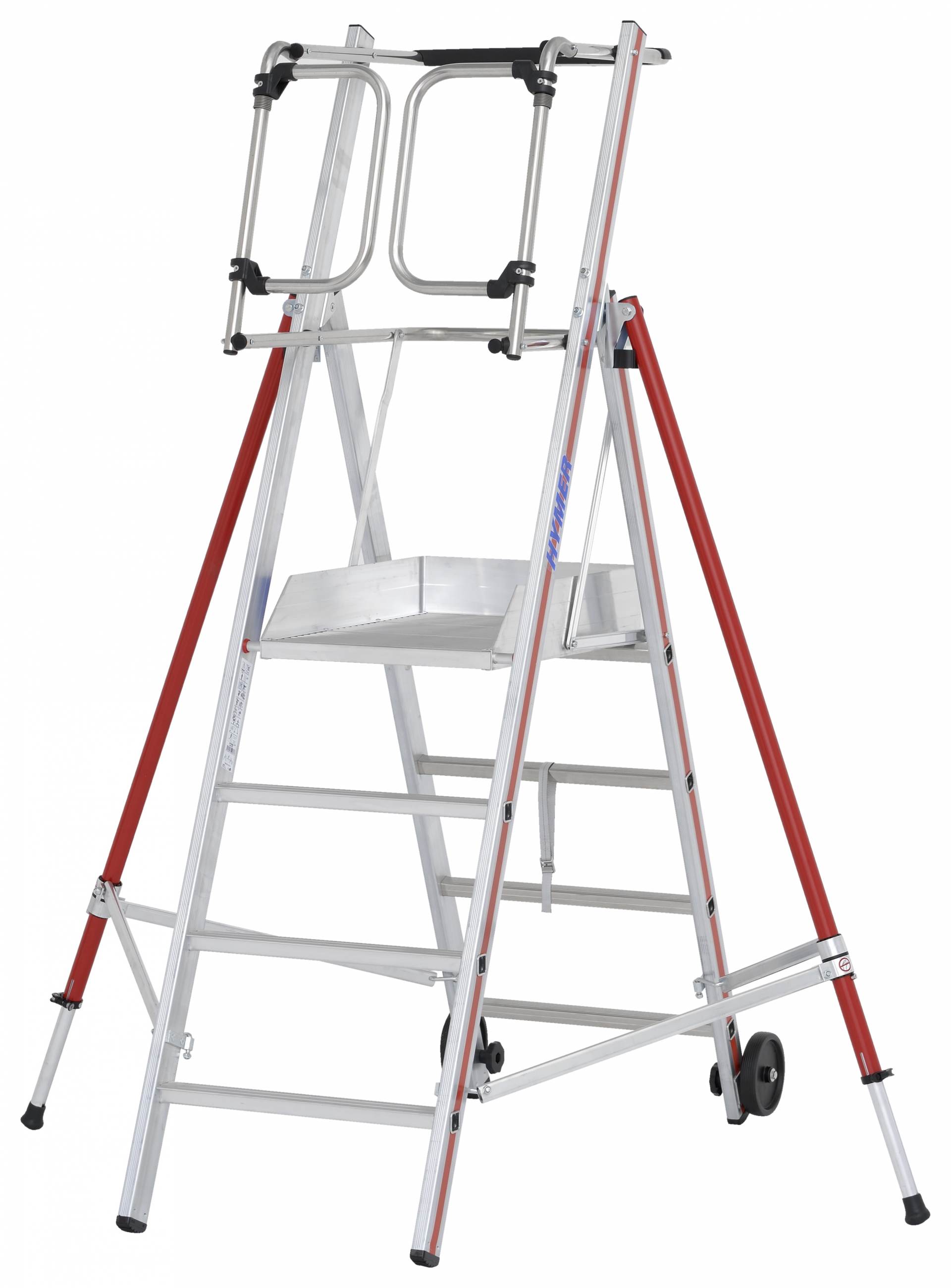 resultaat Politie lichten Platformladder | Ladder specialist | Alu Comfort | Lummen
