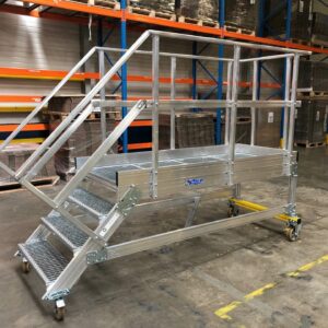 Mobiele trap met platform - 45°