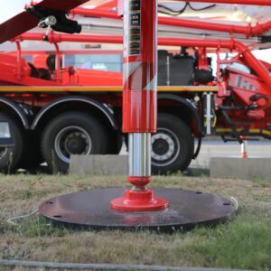 Ronde stempelplaat voor kraan