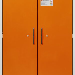 Veiligheidskast (Dubbeldeurs) voor lithiumbatterijen met een lage capaciteit